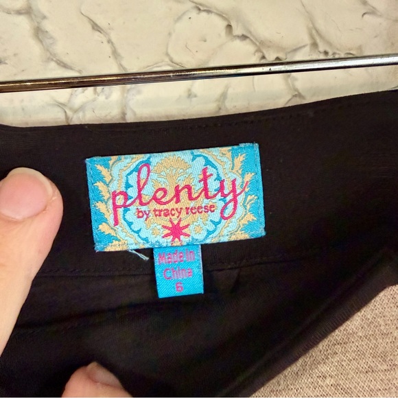 Plenty by Tracy Reese Chevron Pencil Skirt - Red, Black, and Tan - Picture 6 of 11